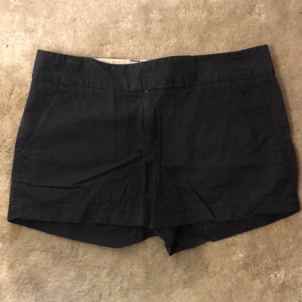 Classic Jcrew 3inch chino navy blue shorts